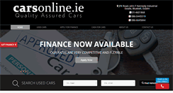 Desktop Screenshot of carsonline.ie